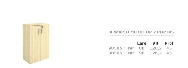 Armario Médio op 02 Portas · código 105