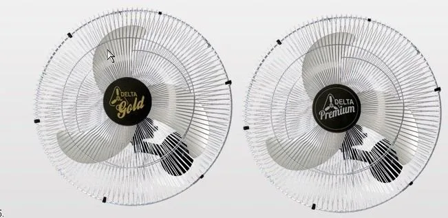 Ventilador 60 Cm grade de aço-Parede · código 121